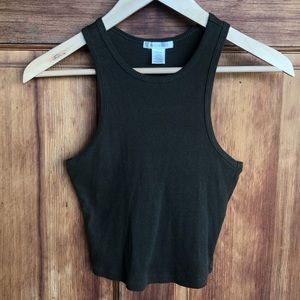 🌞 Hunter green cropped tank
